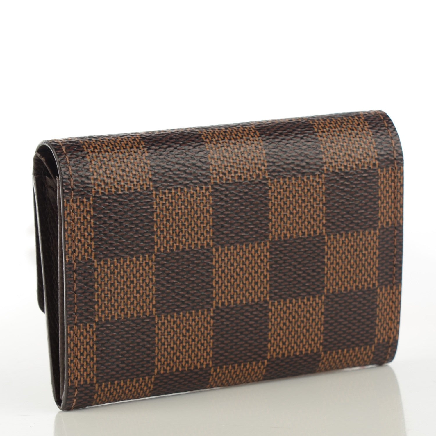 Louis Vuitton Damier Ebene Porte-Monnaie Plat Coin Purse 3 of 7