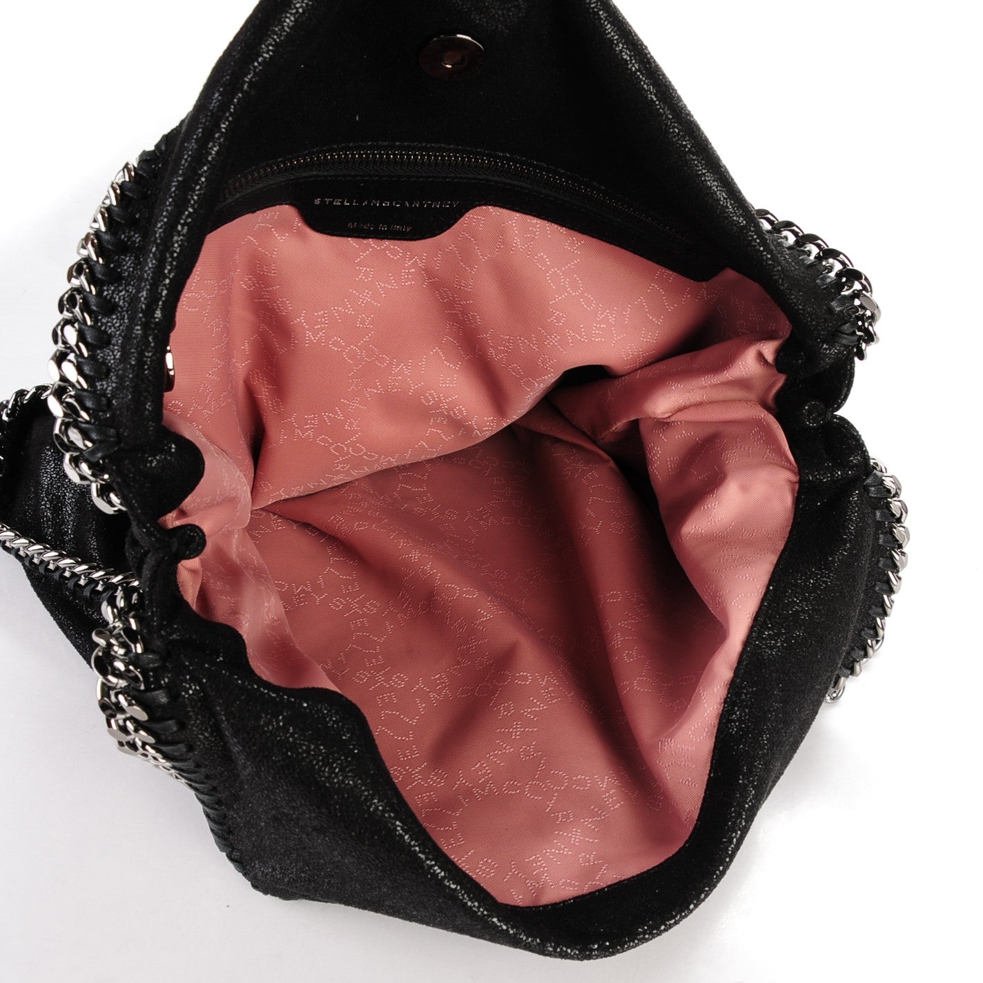 Shaggy Deer Small Falabella Tote Black
