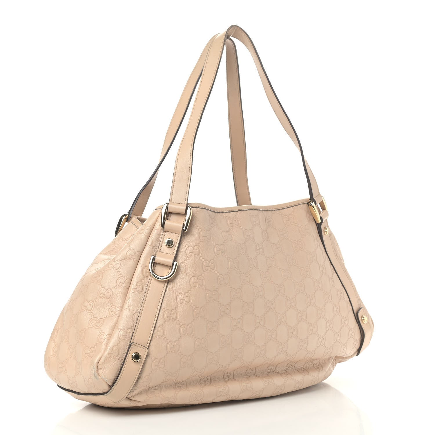 Gucci Guccissima Medium Abbey Shoulder Bag Beige 3 of 13