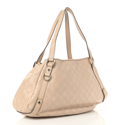Gucci Guccissima Medium Abbey Shoulder Bag Beige 3 of 13