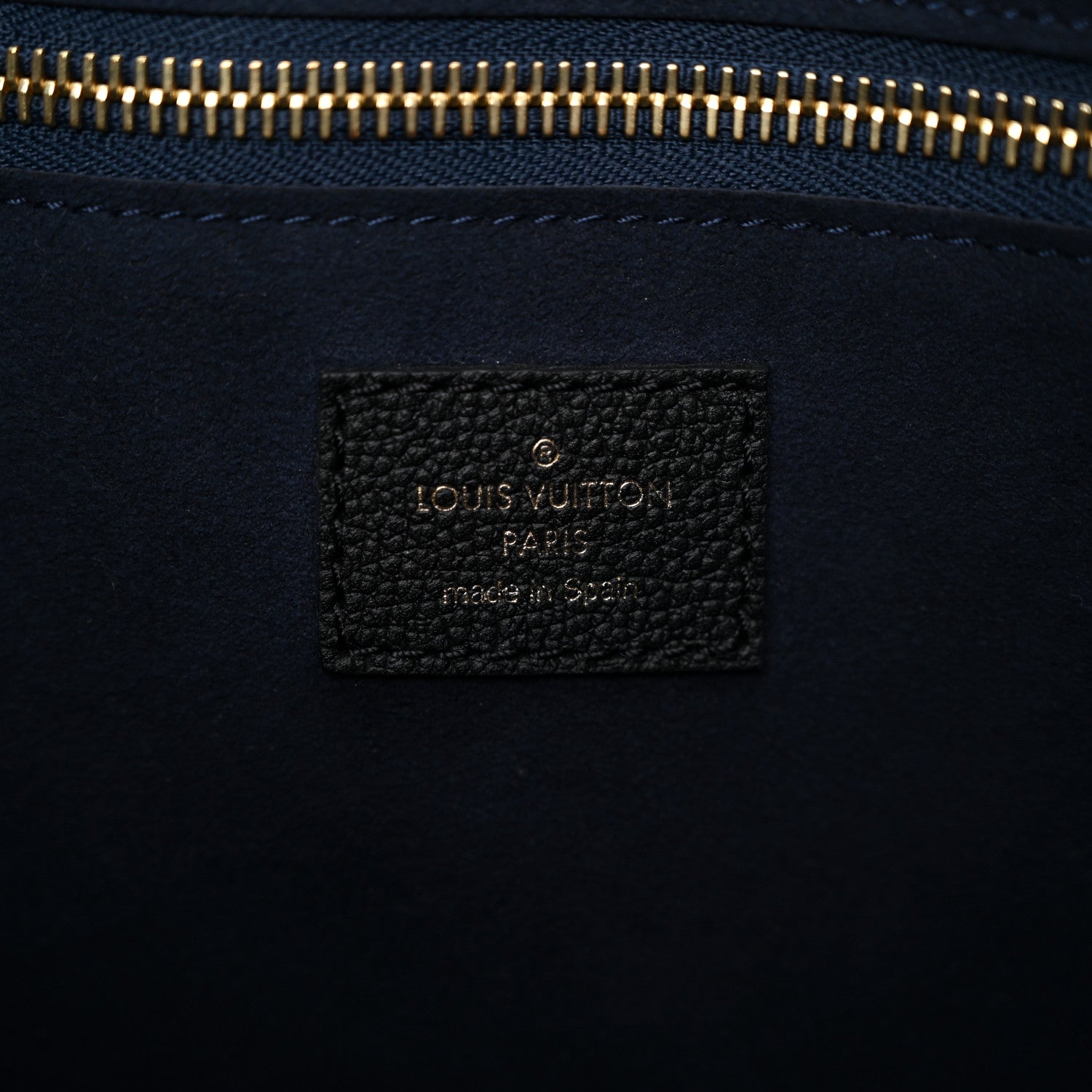 Louis Vuitton Empreinte Monogram Giant Neverfull MM Black 7 of 10