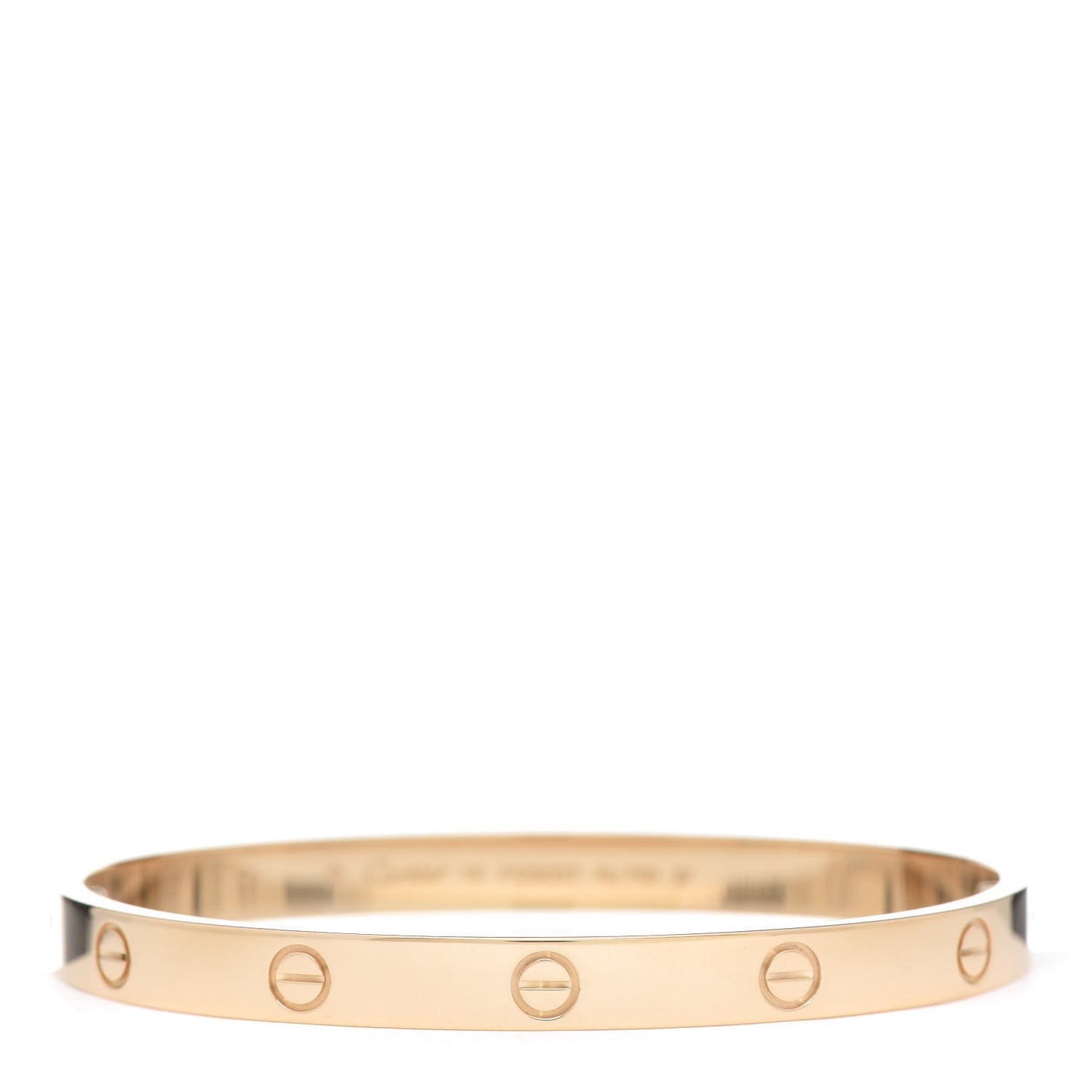 18K Yellow Gold LOVE Bracelet 19