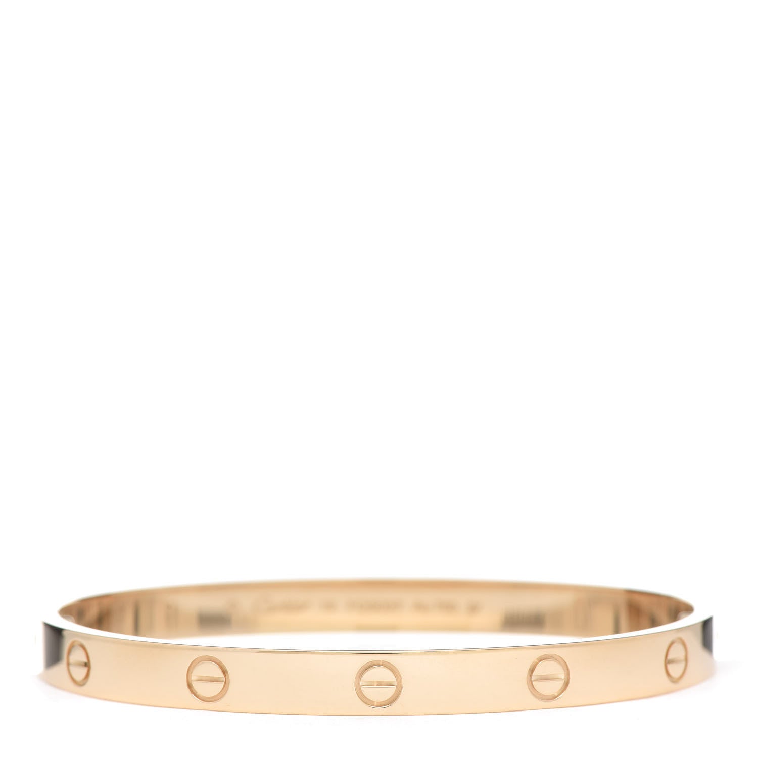 Cartier 18K Yellow Gold LOVE Bracelet 19 1 of 6