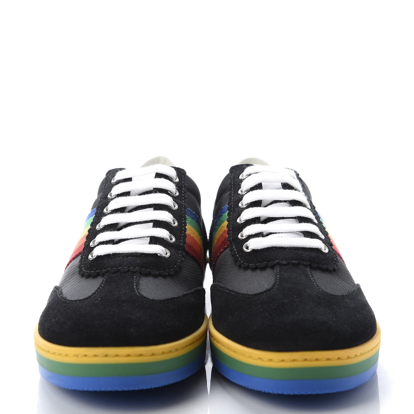 Suede Rainbow Womens G74 Sneakers 35 Black
