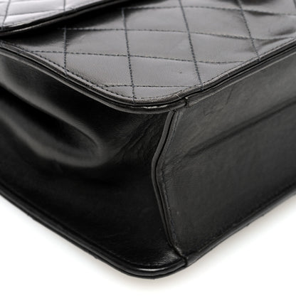 Chanel Lambskin Quilted Medium Single Flap Black 9 of 10