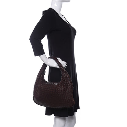 Bottega Veneta Nappa Intrecciato Medium Veneta Hobo Ebano 2 of 12