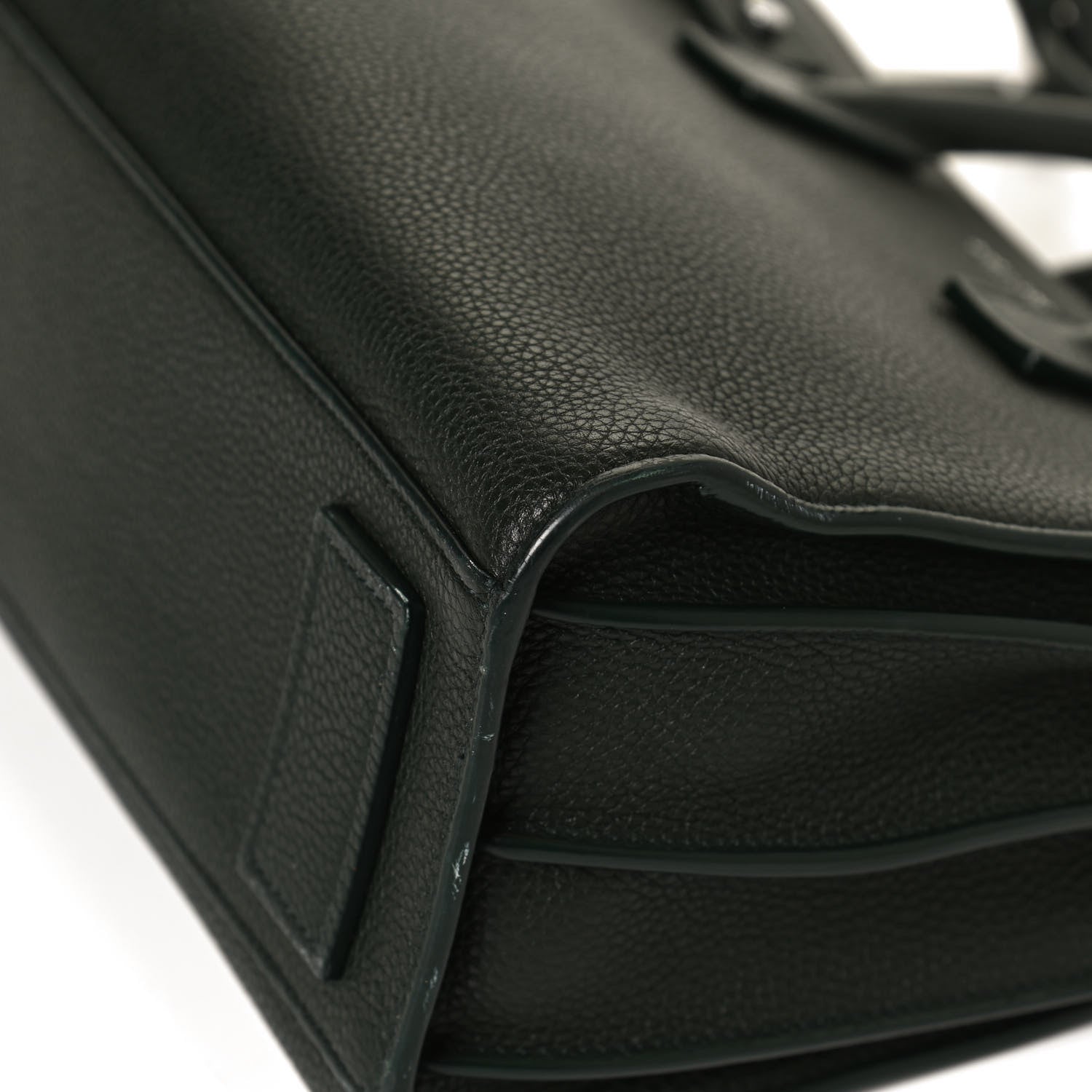 Saint Laurent Grained Calfskin Baby Sac De Jour Souple Dark Green 10 of 12