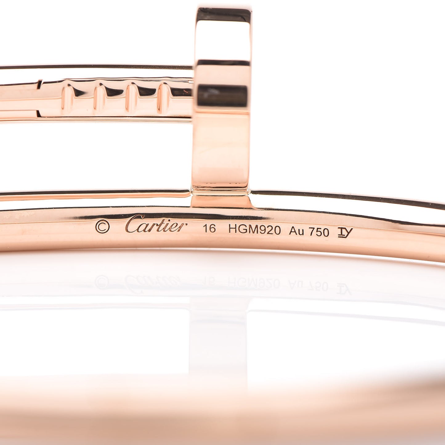 18K Pink Gold Juste Un Clou Bracelet 16