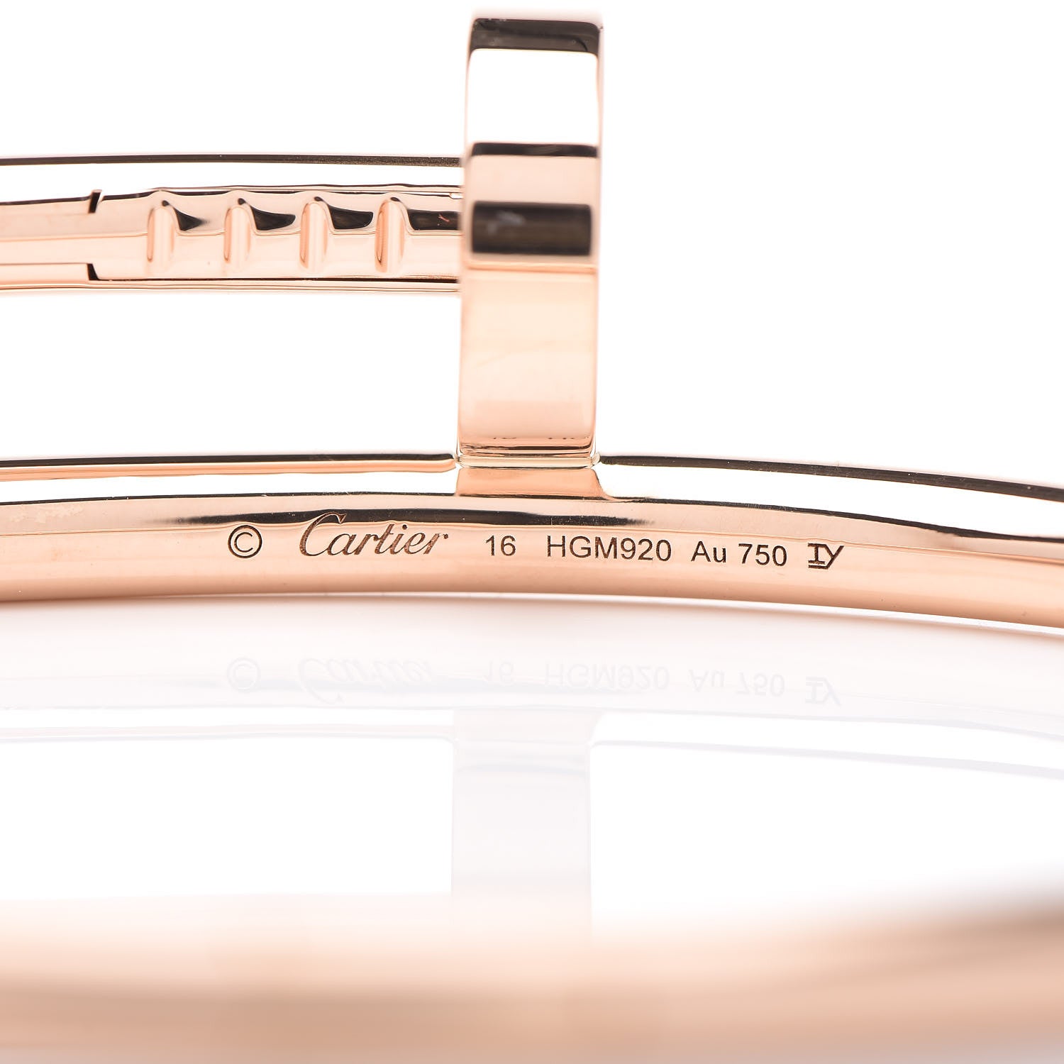 Cartier 18K Pink Gold Juste Un Clou Bracelet 16 5 of 6