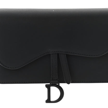 Christian Dior Ultra Matte Calfskin Saddle Belt Bag Black 9 of 9