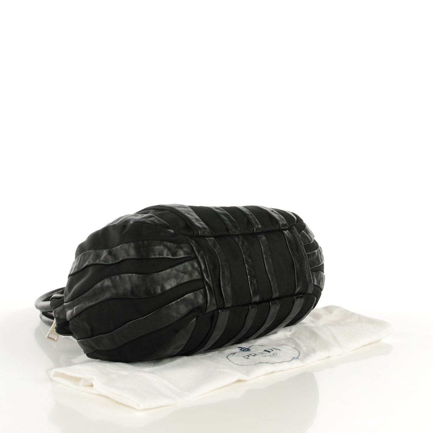 Tessuto Nappa Mordore Tote Nero Black