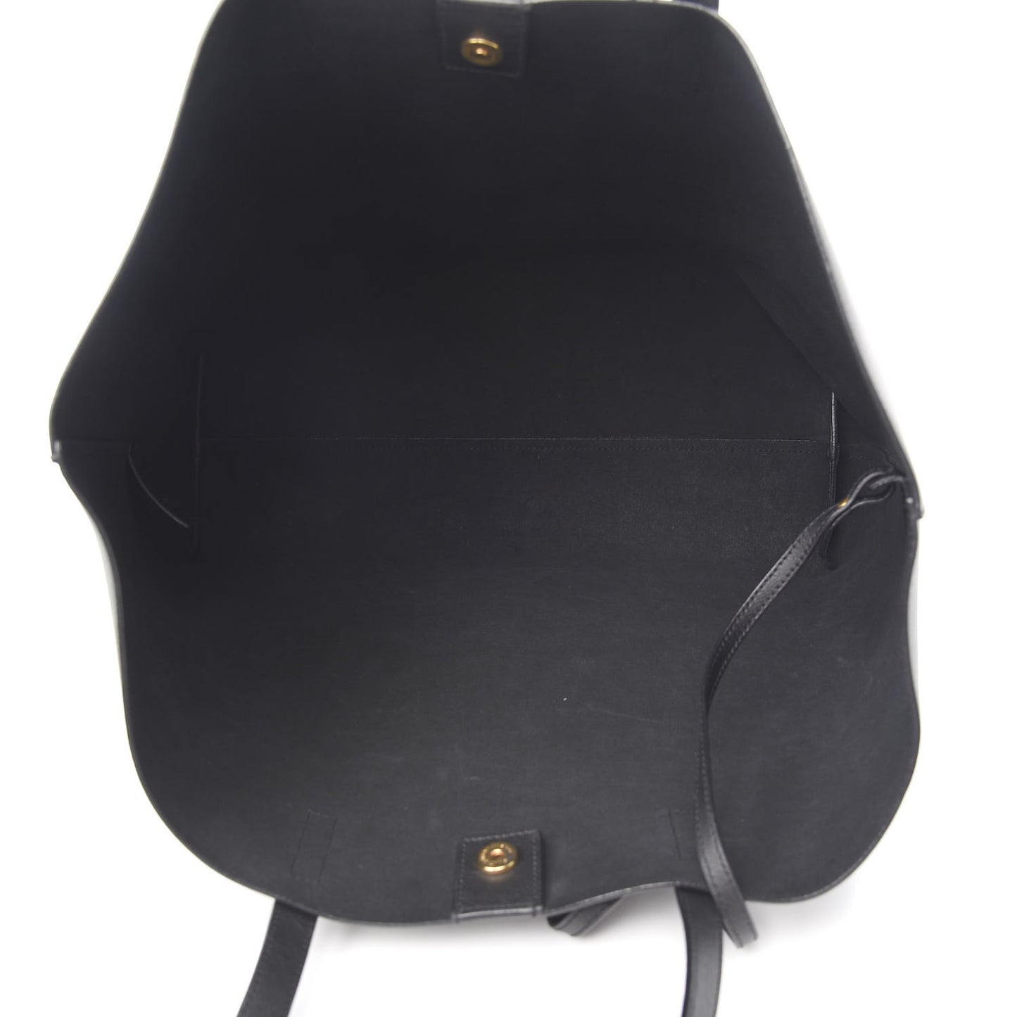Calfskin Large Shopping Tote Black