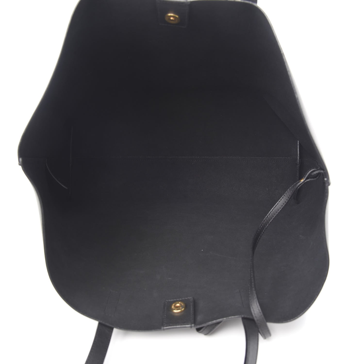 Saint Laurent Calfskin Large Shopping Tote Black 5 of 9