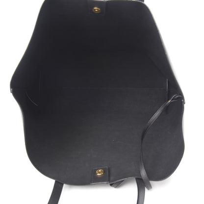 Saint Laurent Calfskin Large Shopping Tote Black 5 of 9