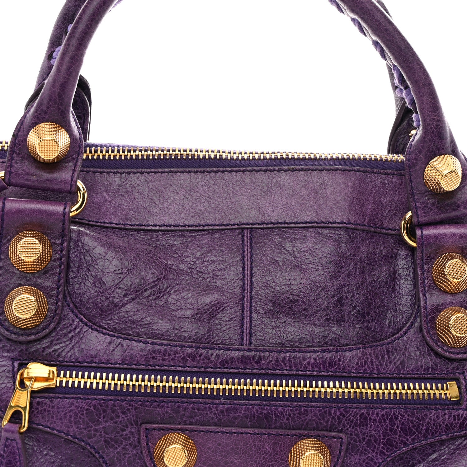 Balenciaga Agneau Giant 21 Gold Hardware Work Raisin 8 of 11