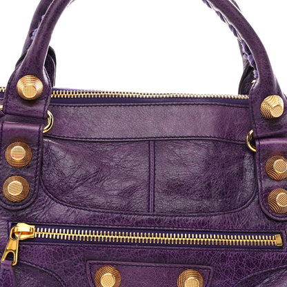 Balenciaga Agneau Giant 21 Gold Hardware Work Raisin 8 of 11