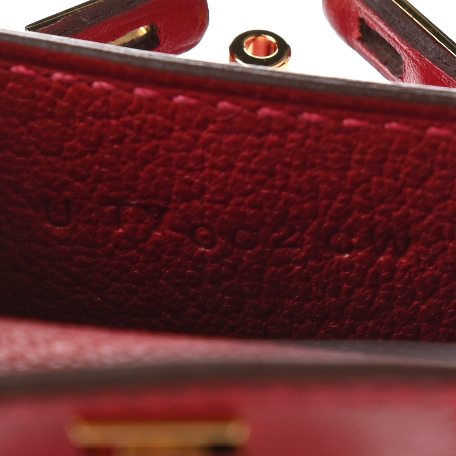 Hermes Tadelakt Mini Kelly Twilly Bag Charm Rouge Vif 6 of 7
