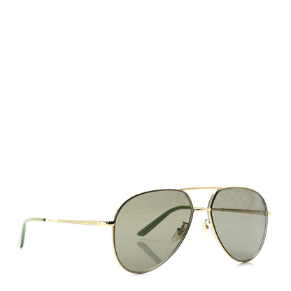 Gucci Metal Aviator Sunglasses GG0356S Green 3 of 8