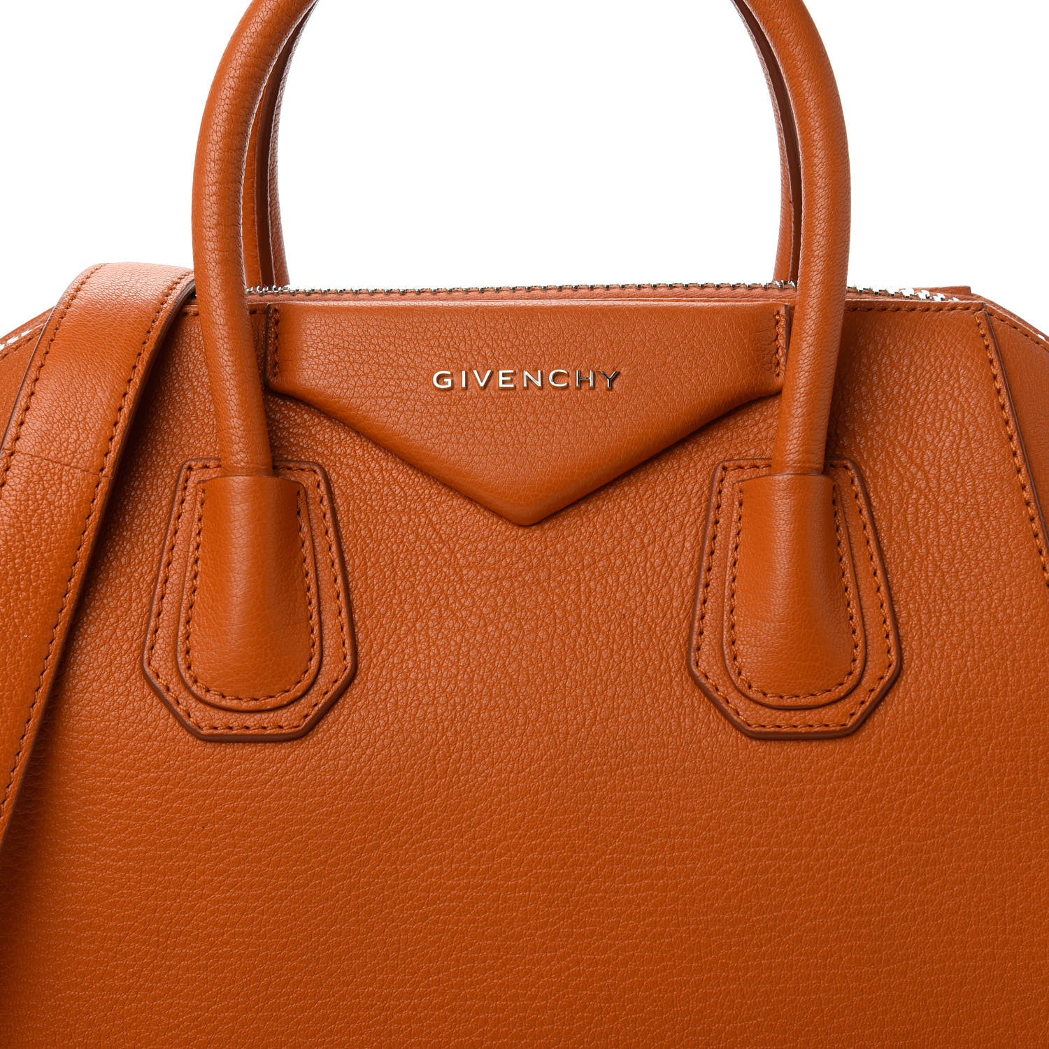 Givenchy Sugar Goatskin Small Antigona Orange 10 of 10