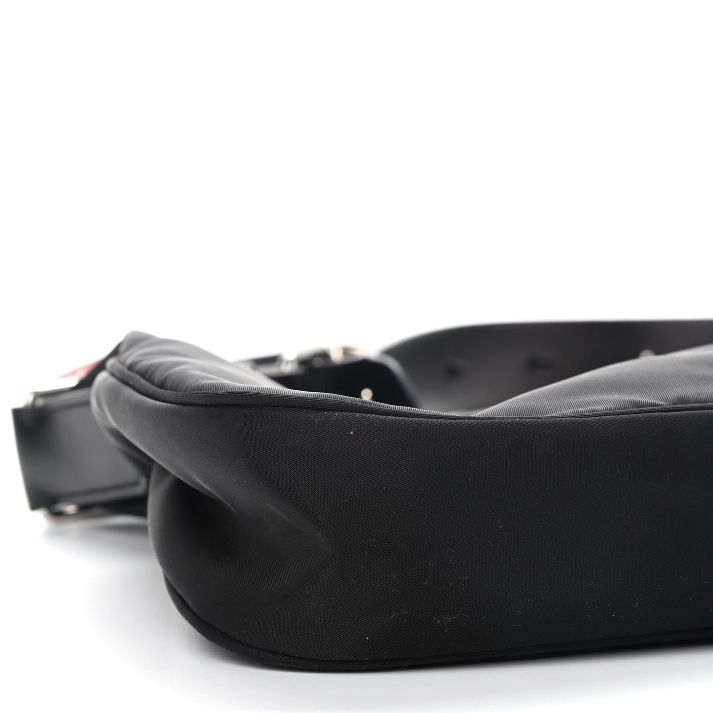 Tessuto Nylon Studded New Vela Hobo Black Fuoco