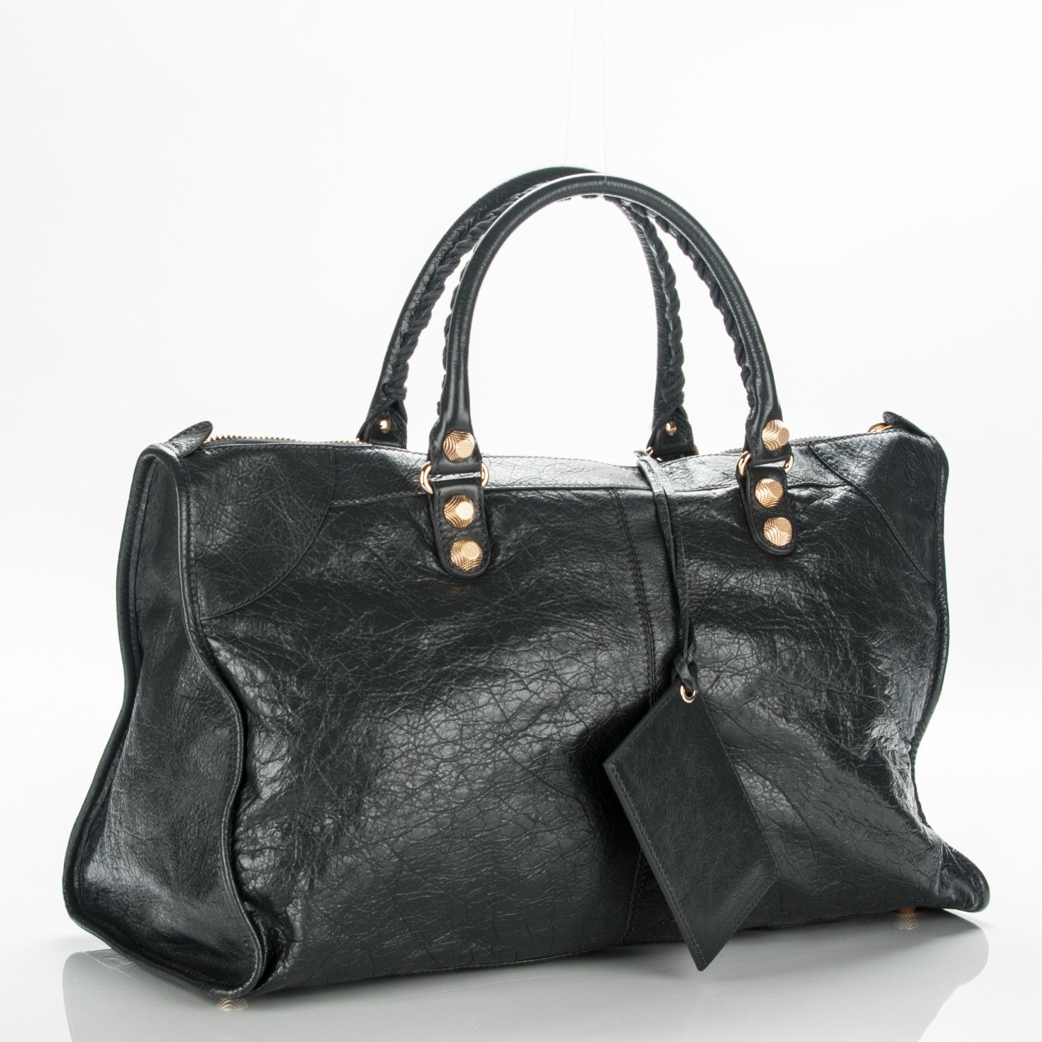 Balenciaga Agneau Giant 12 Gold Hardware Work Gris Fossile 3 of 7
