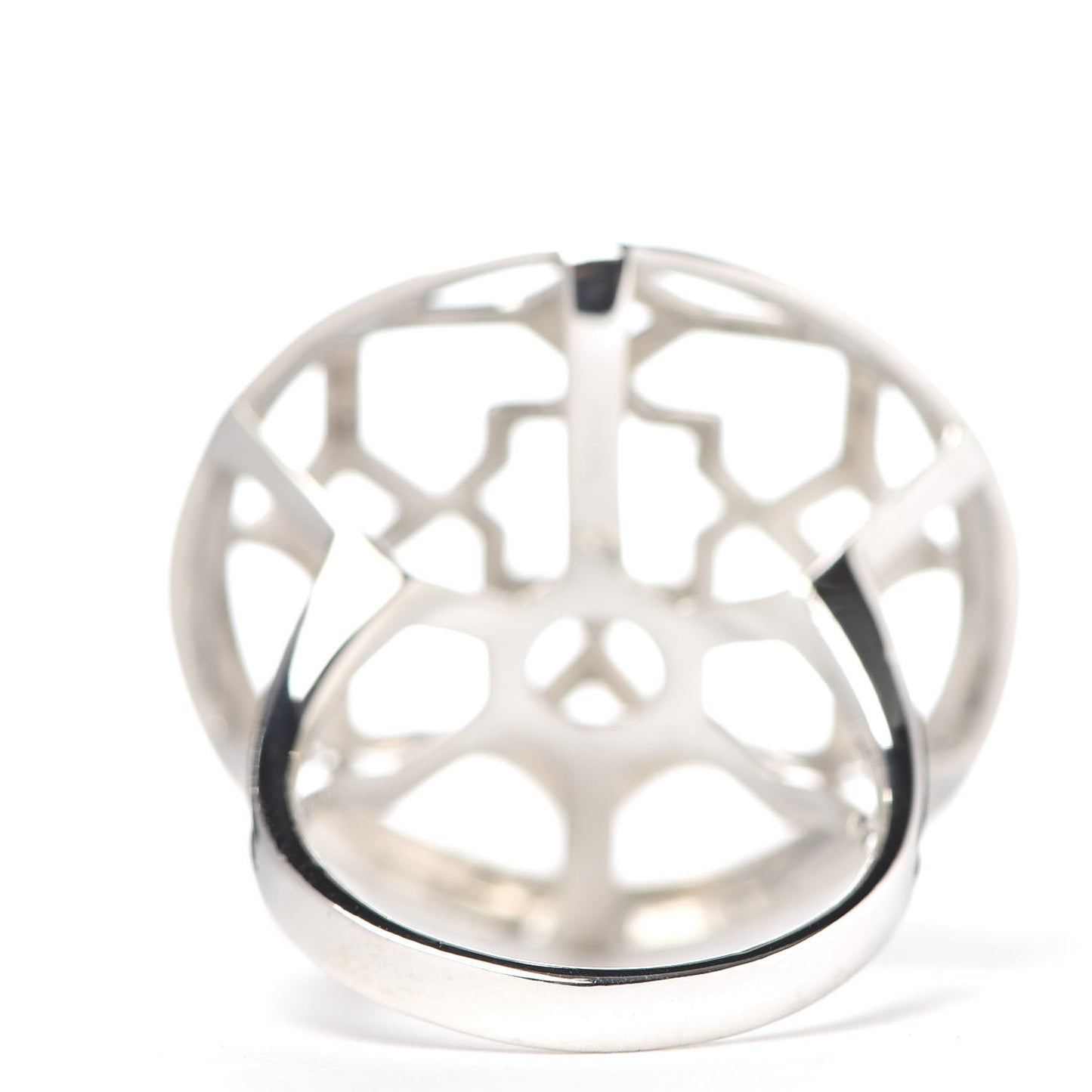 Sterling Silver Paloma Picasso Zellige Medallion Ring 54 6.75