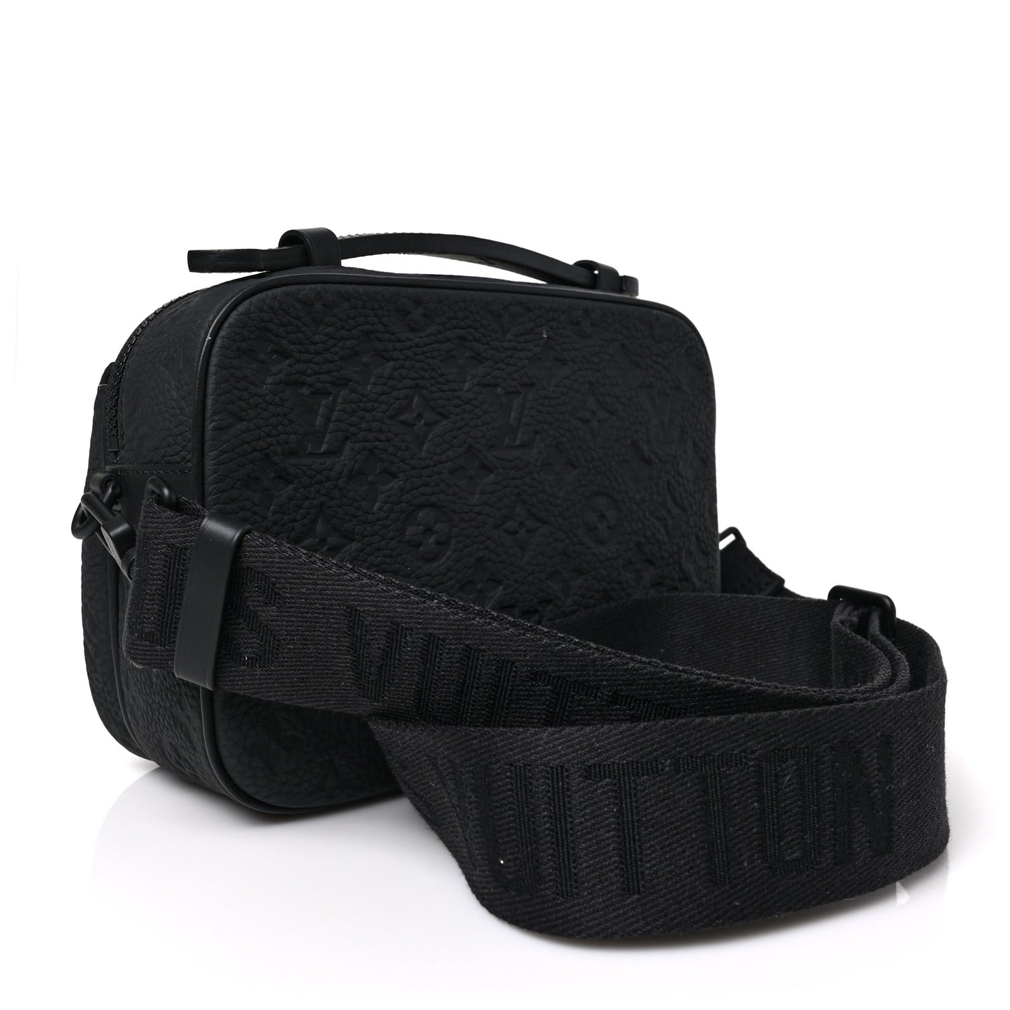 Taurillon Monogram S Lock Messenger Black