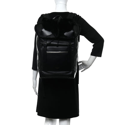 Givenchy Antelope Fur Calfskin Rider Backpack Black 2 of 11