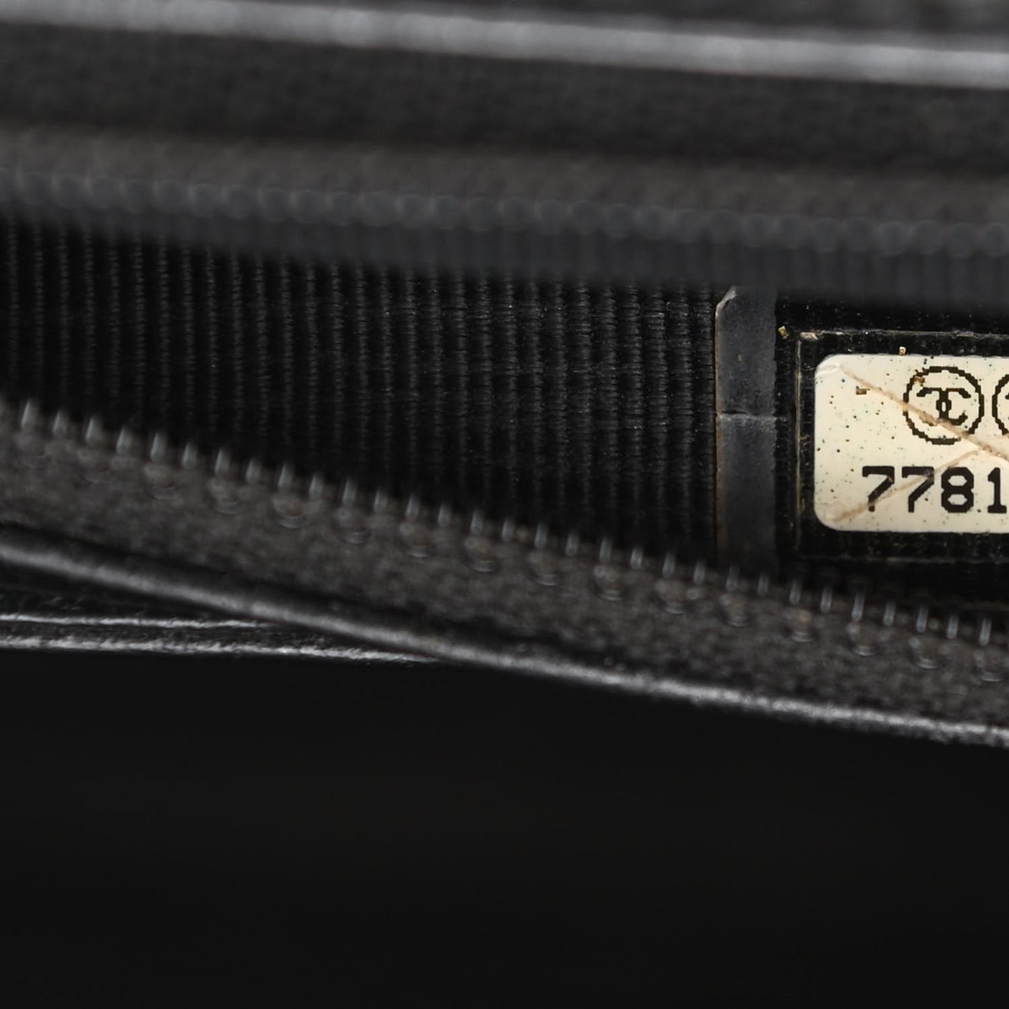 Lambskin CC Earrings Black