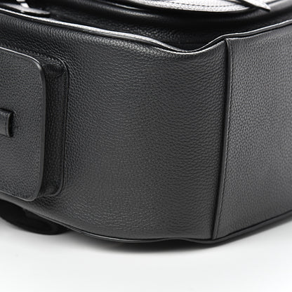 Christian Dior Grained Calfskin Saddle Backpack Black 8 of 10