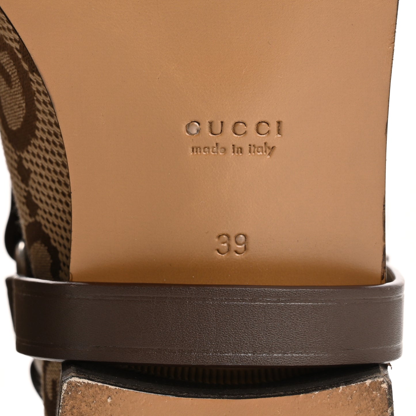Monogram Jumbo GG Cordovan Lux Zelda Harness Riding Boots 39 Camel Ebony New Acero