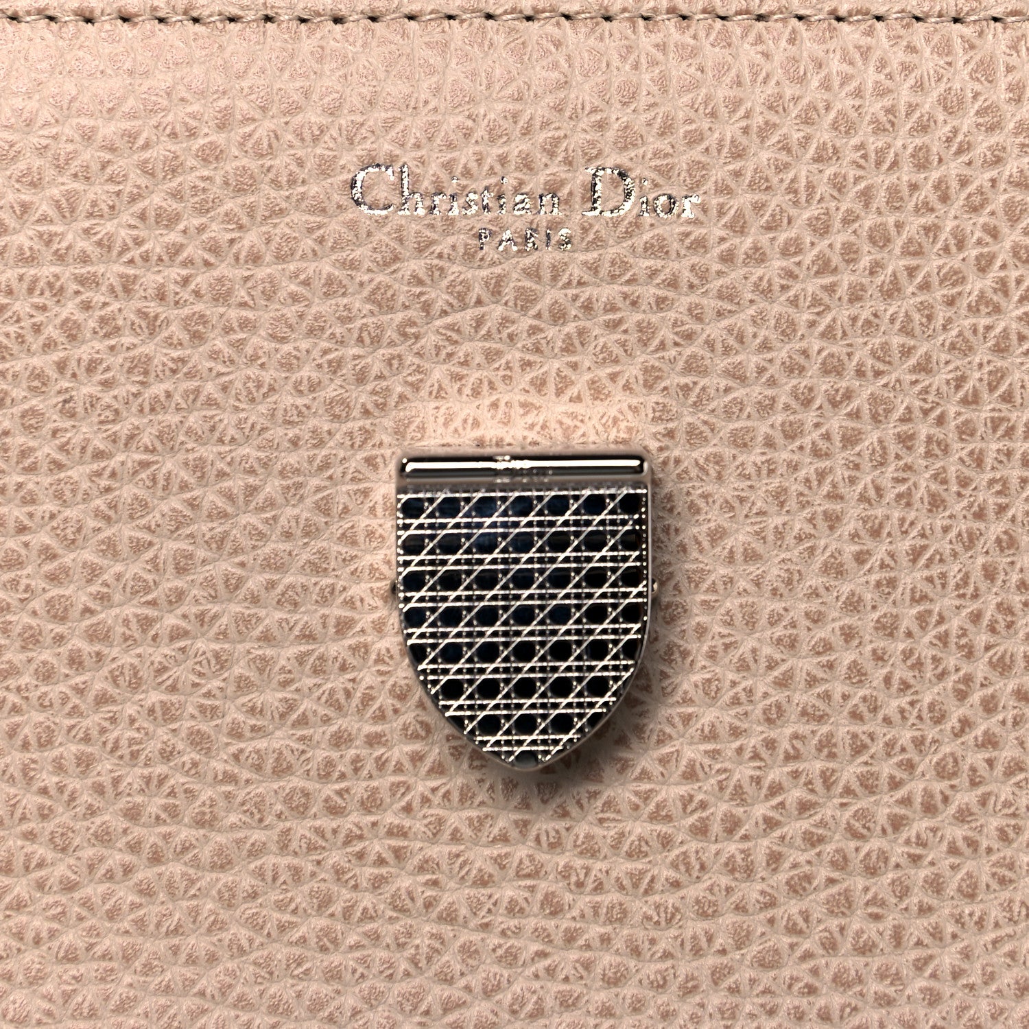 Christian Dior Grained Calfskin Medium Diorever Flap Tapioca 6 of 8