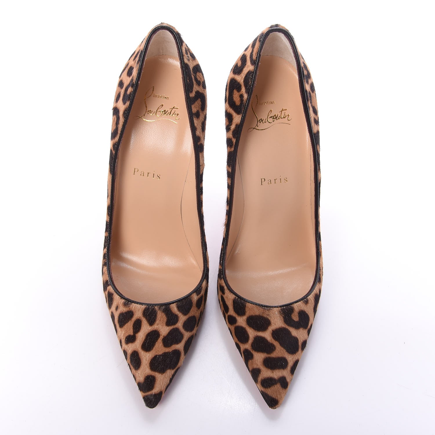 Christian Louboutin Pony Hair So Kate 120 Pumps 37.5 Leopard Black 5 of 10