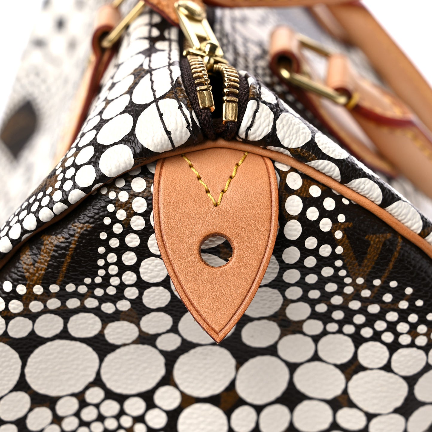 Monogram Kusama Town Speedy 30 White