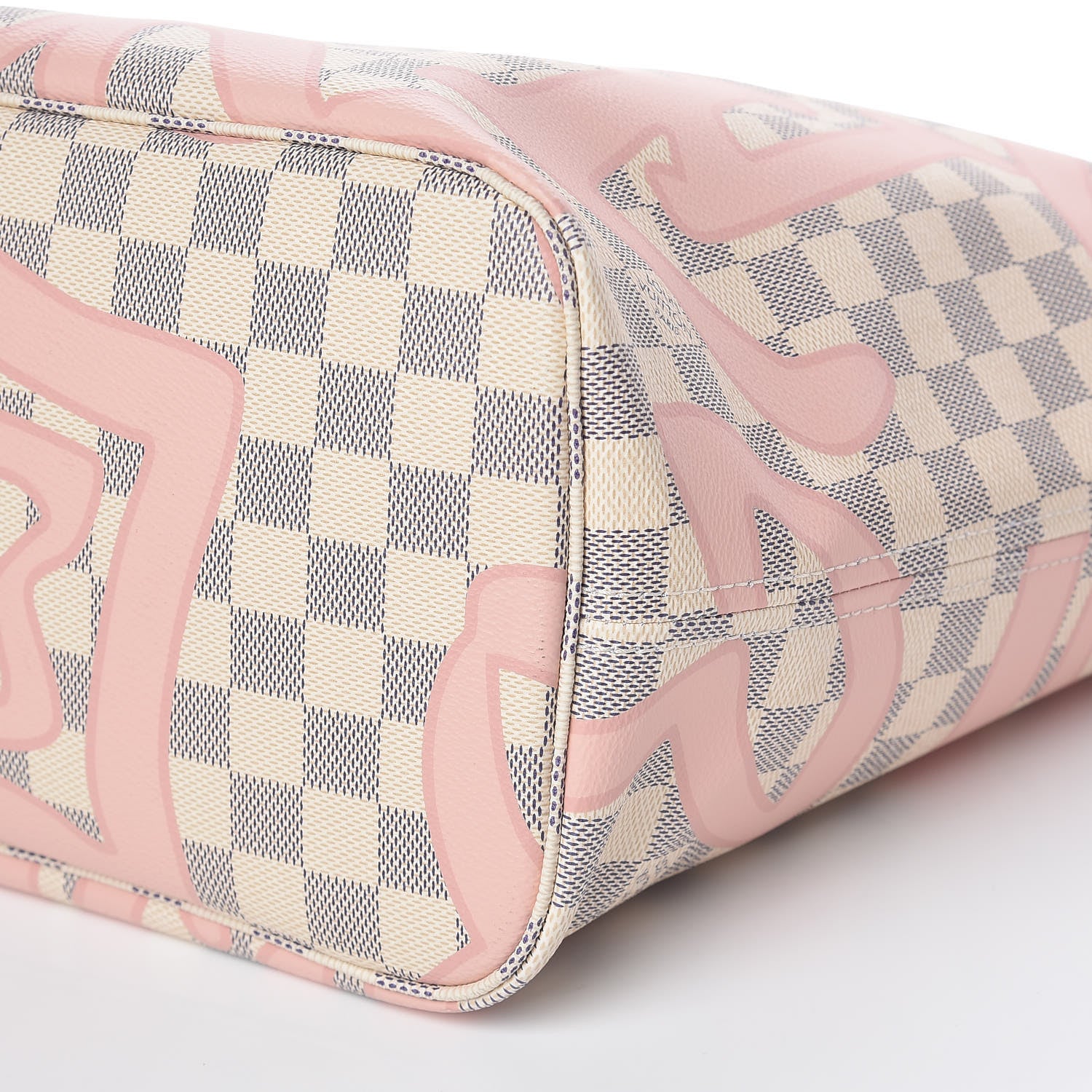 Louis Vuitton Damier Azur Tahitienne Neverfull MM 11 of 11