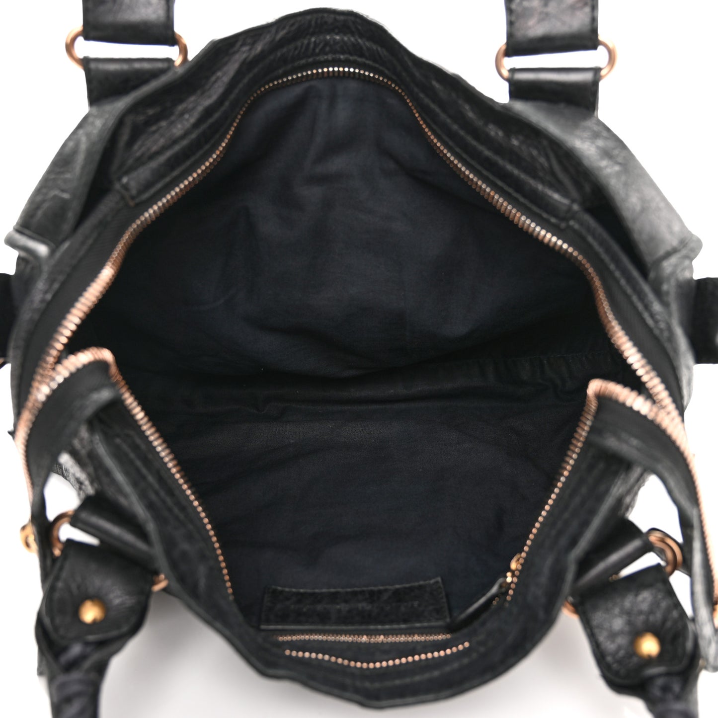 Agneau Giant 21 Rose Gold Hardware City Black