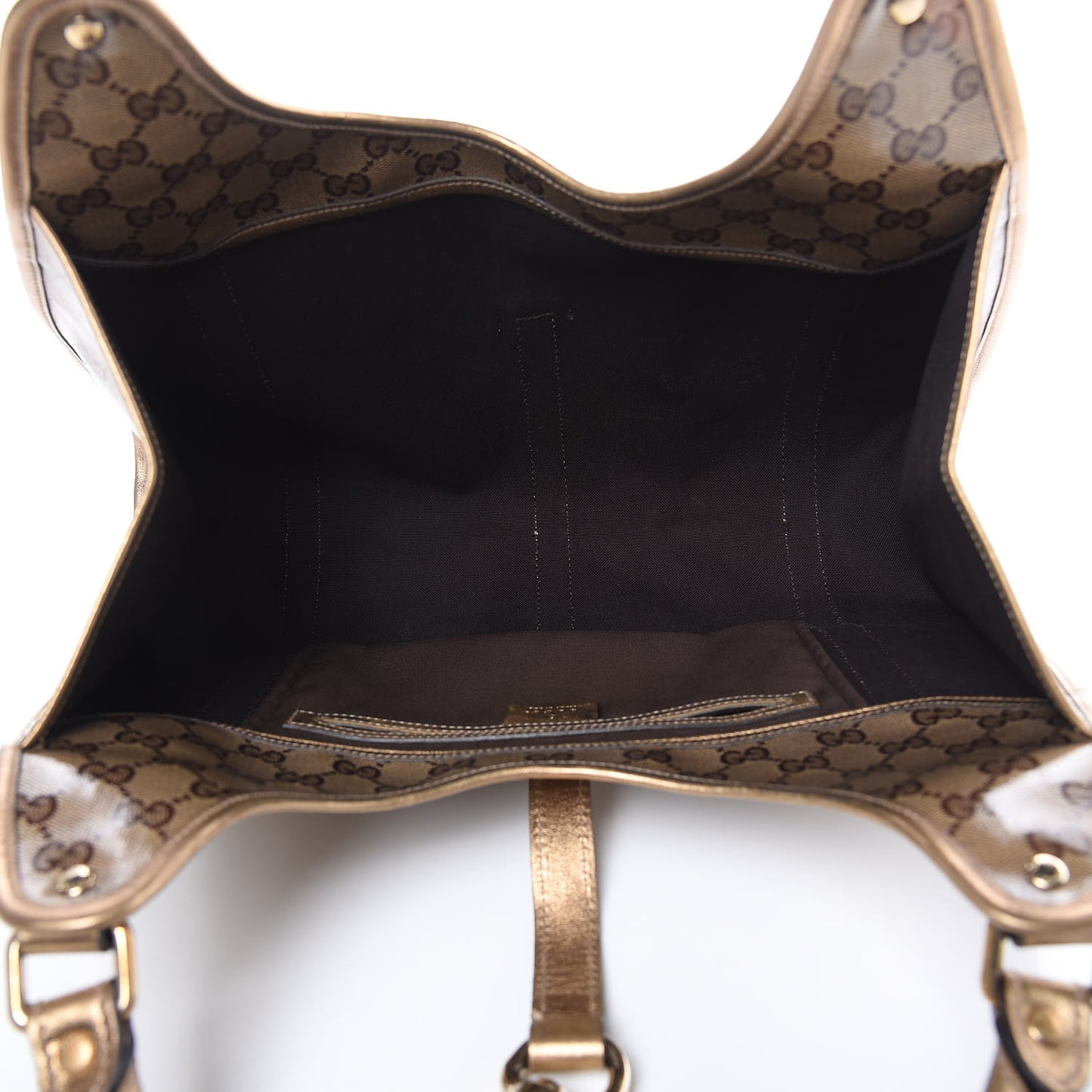 Crystal Monogram Medium Joy Shoulder Bag Bronze