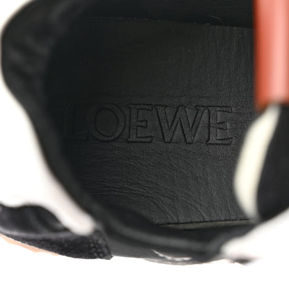 Loewe Nylon Suede Flow Runners Sneakers 39 Black Brown 6 of 8
