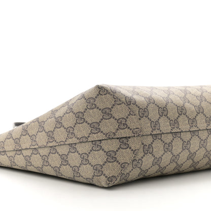 Gucci Calfskin GG Supreme Monogram Medium Reversible Tote Black 9 of 12