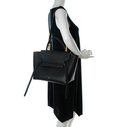 Celine Baby Grained Calfskin Mini Belt Bag Black 2 of 9