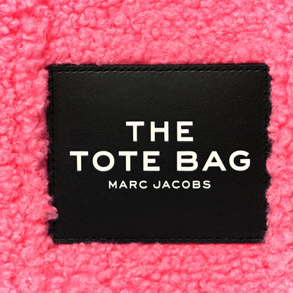 Marc Jacobs Polyester Cotton Medium The Teddy Traveler Tote Bag Fluffy Pink 8 of 10