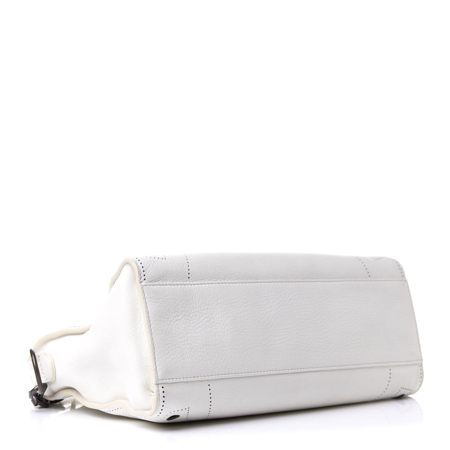 Veau Soyeux Perforated Blackout Hardware S City White