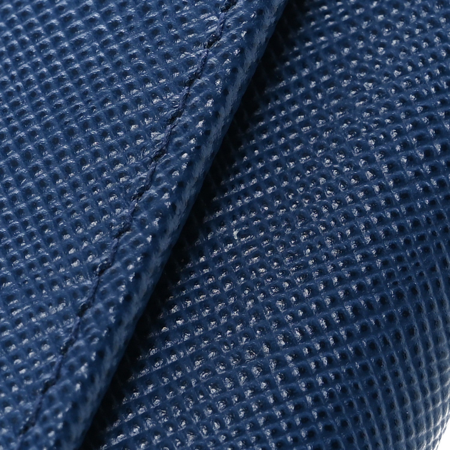 Prada Saffiano Metal Oro Chain Wallet Bleuette 15 of 18