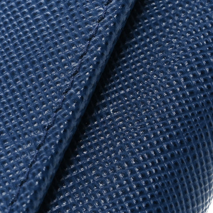 Prada Saffiano Metal Oro Chain Wallet Bleuette 15 of 18