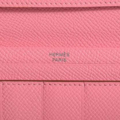 Hermes Epsom Bearn Gusset Wallet Rose Confetti 7 of 14