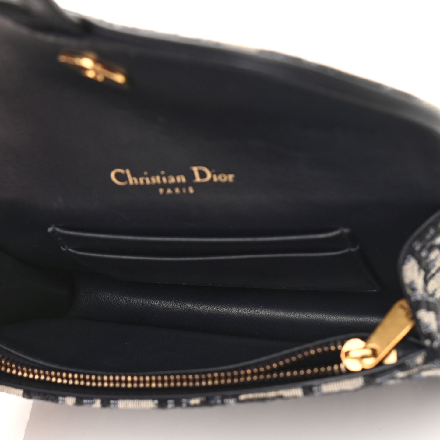 Oblique Saddle Belt Bag Blue