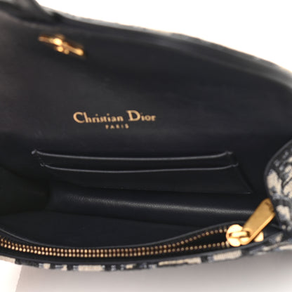 Christian Dior Oblique Saddle Belt Bag Blue 4 of 11