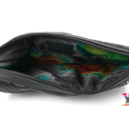 Louis Vuitton Lambskin Puffer A4 Pouch Black 5 of 11
