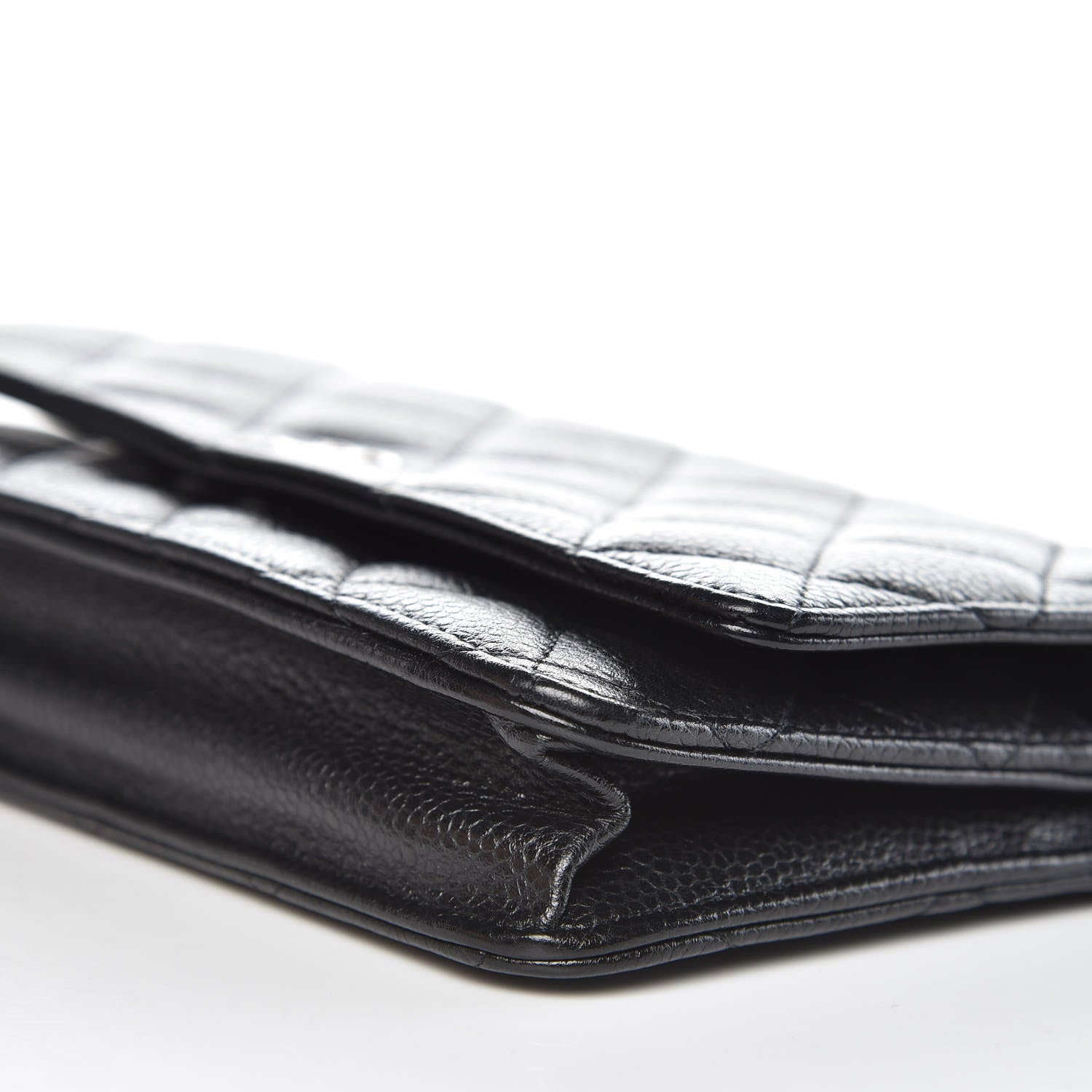 Chanel Caviar Quilted Wallet On Chain WOC Black 12 of 13