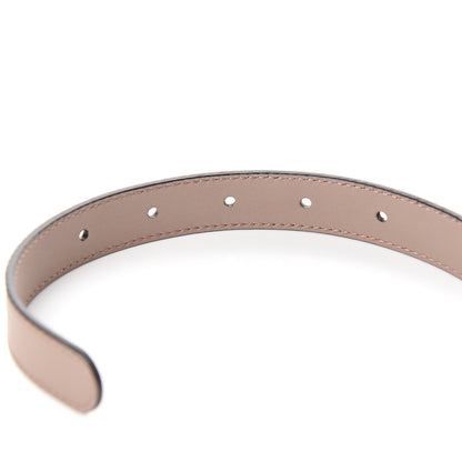 Gucci Calfskin Double G 20mm Belt 100 40 Porcelain Rose 6 of 7